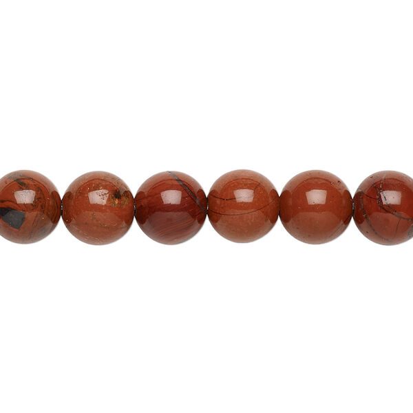Red jasper 1pkg1, round bead natural 15.5-16 inch 8mm image number 0