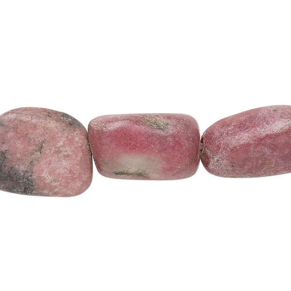 Rhodonite 1pkg1, tumbled nugget bead natural 15 inch medium image number 0