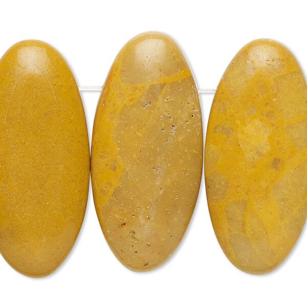Marble 1pkg4, domed flat back oval focal 34x15mm-35x16mm image number 0