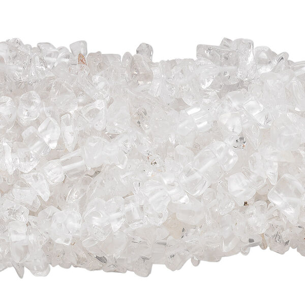 Quartz crystal 1pkg10, chip bead natural 34 inch medium image number 0