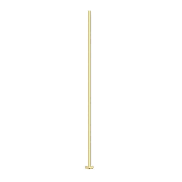 Head pin, 14Kt gold-filled, 1-1/2 inches, 22 gauge. Sold per pkg of 10. image number 0