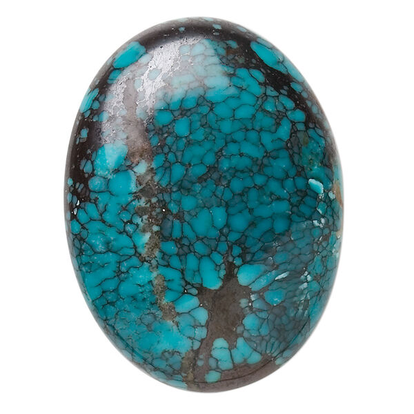Turquoise 1pkg1, calibrated oval cab B grade, 40x30mm image number 0