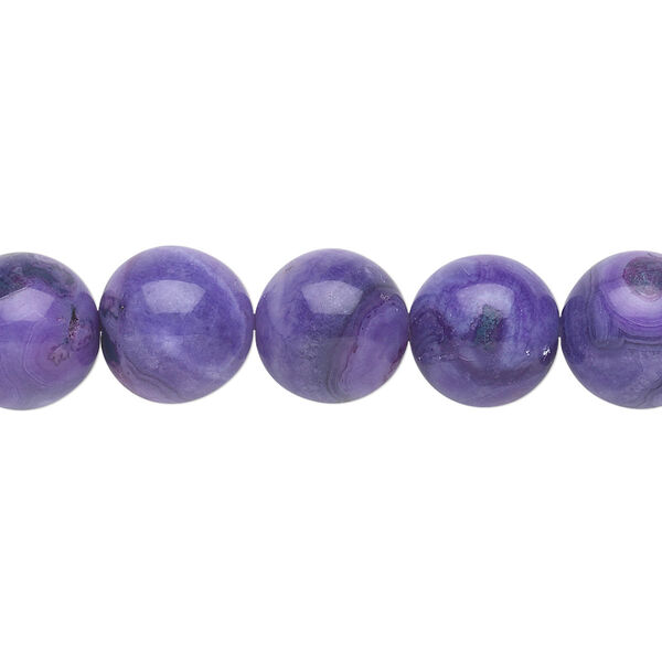 Crazy lace agate 1pkg1, round bead 15.5-16 inch 10mm image number 0
