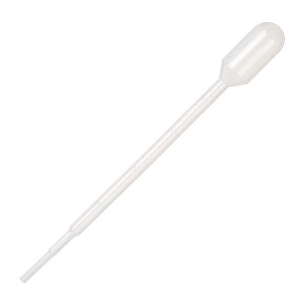 Pipette, low-density polyethylene, clear, 5-1/2x1/2 inch, 3ml. Sold per pkg of 20. image number 0