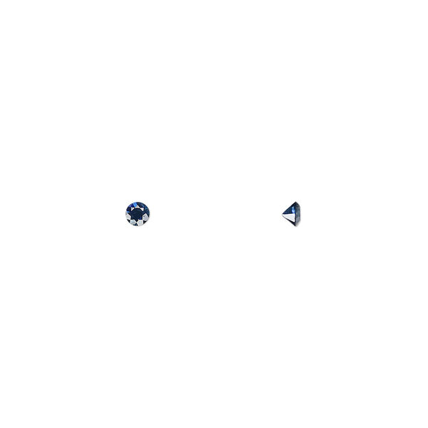 Blue sapphire 1pkg1, hand-cut faceted round gem A- grade, 2.5mm image number 0