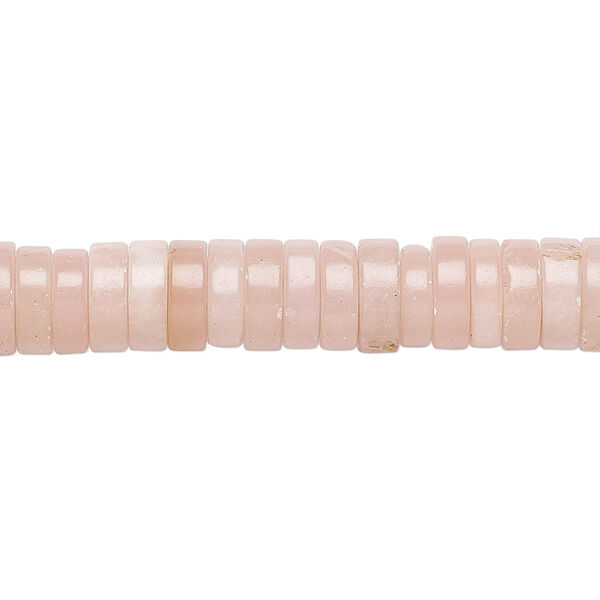 Pink aragonite 1pkg1, heishi bead B grade, 15.5-16 inch 8x3mm image number 0