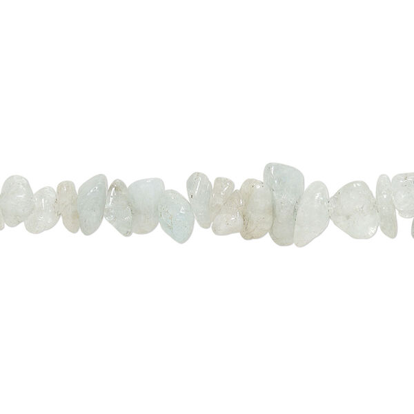 Aquamarine 1pkg1, chip bead 15 inch small image number 0