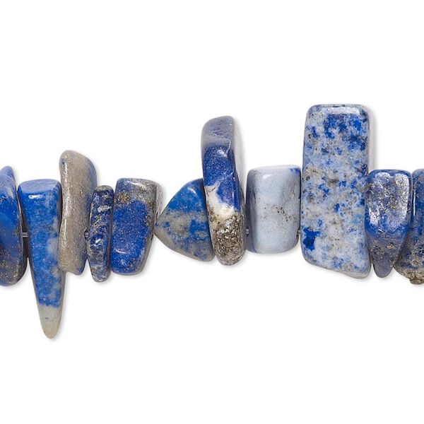 Denim lapis / lapis lazuli 1pkg1, chip bead natural 8 inch large image number 0