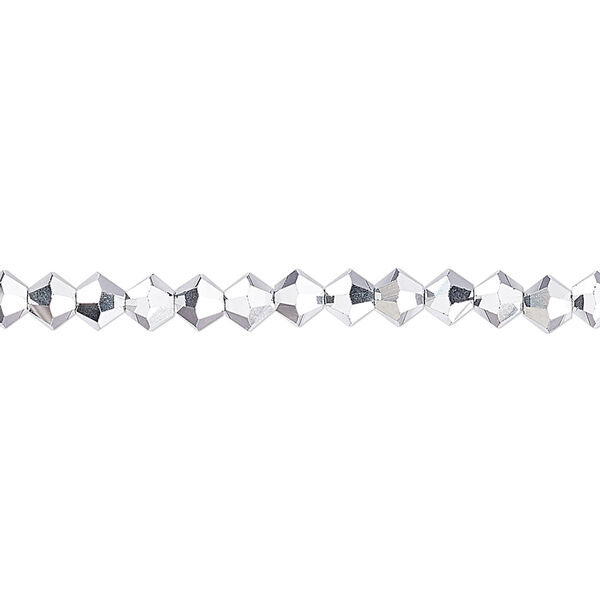 Bead 144pk crystal Labrador 2X, Preciosa Czech crystal 4mm bicone image number 0