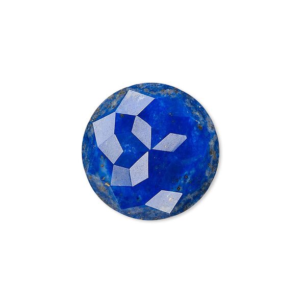 Lapis lazuli 1pkg1, calibrated cube-cut round cab natural 20mm image number 0