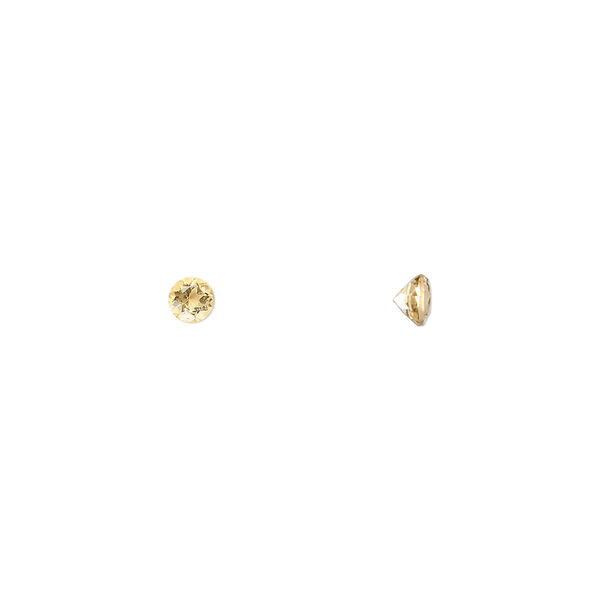 Citrine 1pkg4, hand-cut faceted round gem 3.5mm image number 0