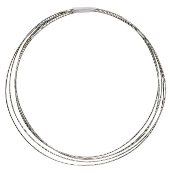 Wire, niobium, natural, half-hard, round, 20 gauge. Sold pkg of 5 feet. image number 0