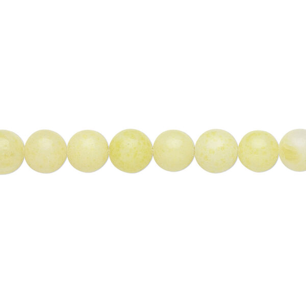 Peridot "jasper" 1pkg1, round bead natural 15.5-16 inch 6mm image number 0