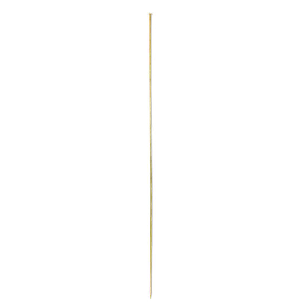 Stick pin, brass, 6 inches, 18 gauge. Sold per pkg of 10. image number 0
