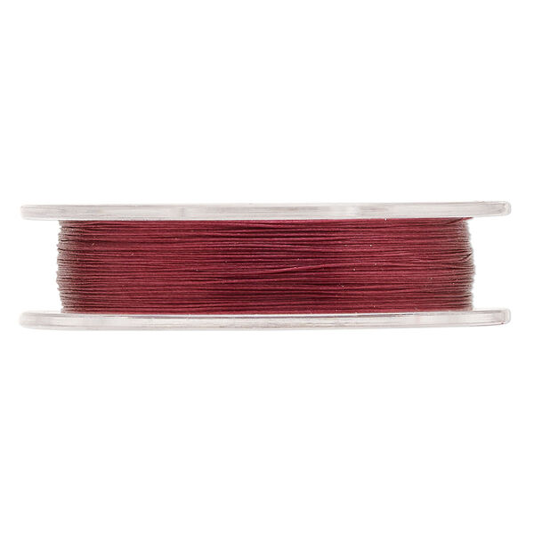 Thread, One-G™, nylon, pkg/125 yards, burgundy, size 0. image number 1