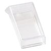 Organizer, acrylic, clear and white, 9 x 6-1/4 x 2 inches with (64) 45x25x11mm rectangle boxes and snap top. Sold per 65-piece set. image number 2