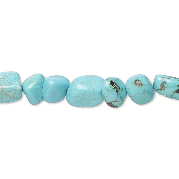 Magnesite 1pkg1, chip / pebble bead 15 inch medium / small to large image number 0