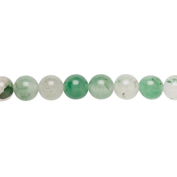 Madagascar quartz 1pkg1, round bead natural 15.5-16 inch 6mm image number 0