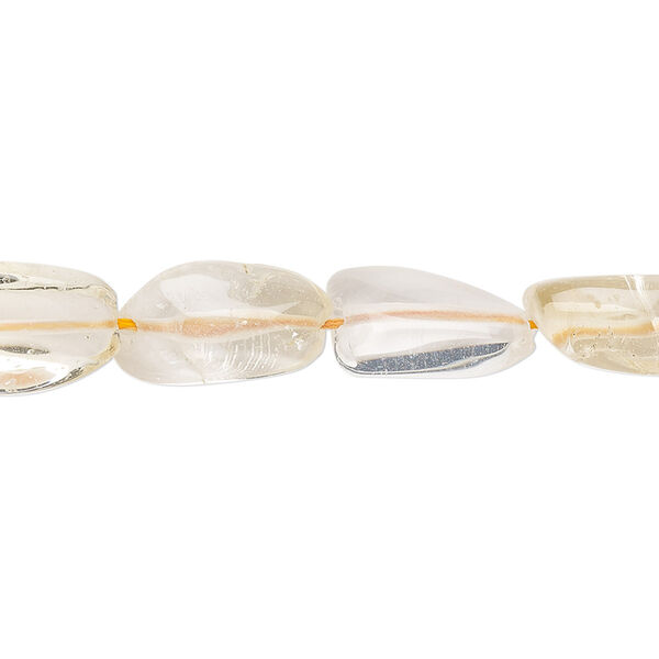 Citrine 1pkg1, tumbled nugget bead 14 inch small image number 0