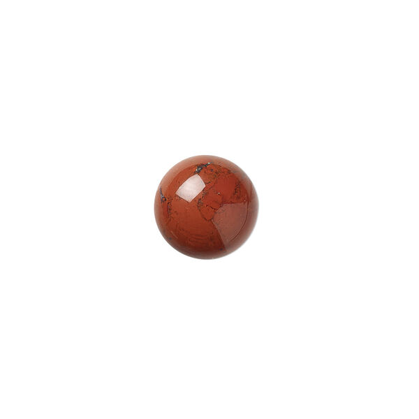Red jasper 1pkg6, calibrated round cab natural B grade, 12mm image number 0