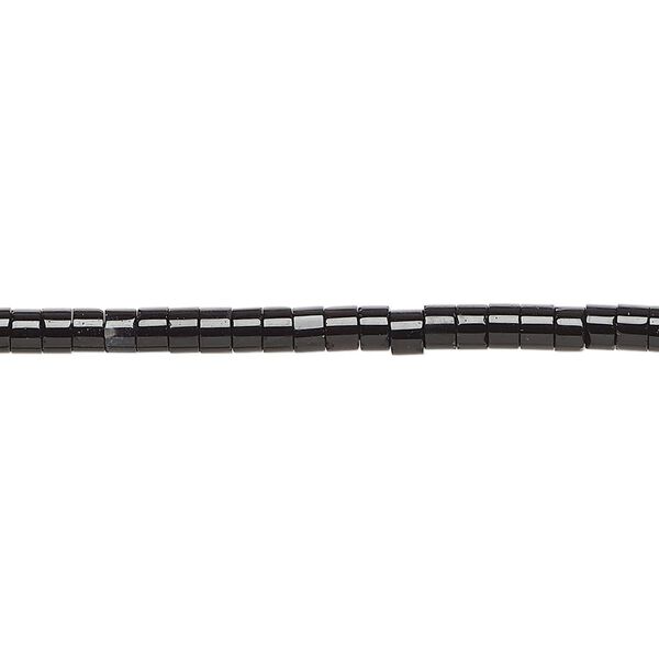 Black onyx 1pkg1, heishi bead 15.5-16 inch 3x1.5mm-3x2.5mm image number 0