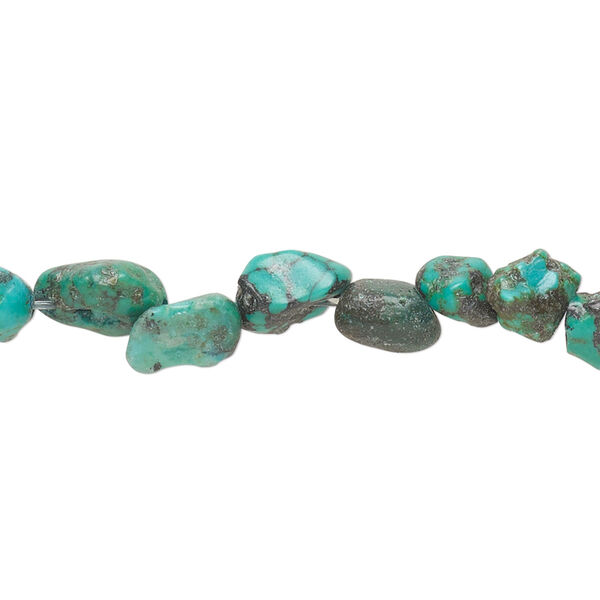 Turquoise 1pkg1, nugget bead 15.5-16 inch small image number 0