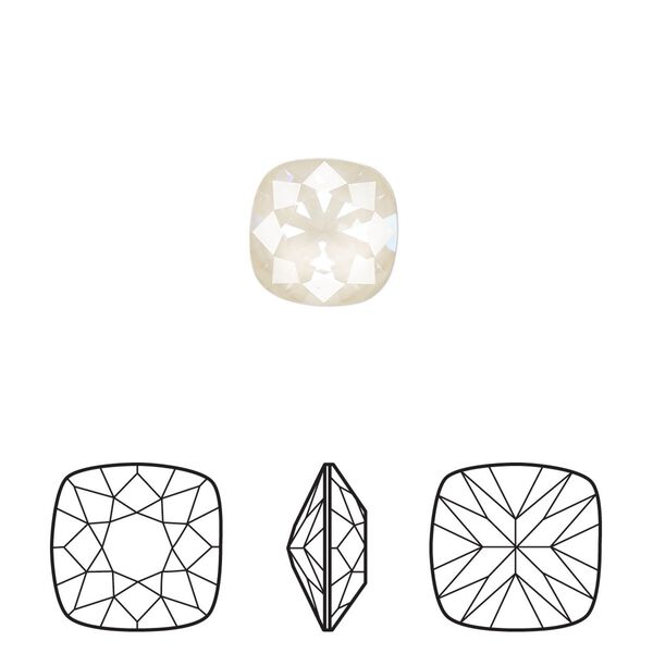 Fancy stone 2pk crystal linen ignite, Crystal Passions® 10mm cushion 4470 image number 0