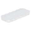 Organizer, acrylic, clear, 5 x 1-3/4 x 1/2 inch rectangle with 12 compartments. Sold per pkg of 2. image number 2