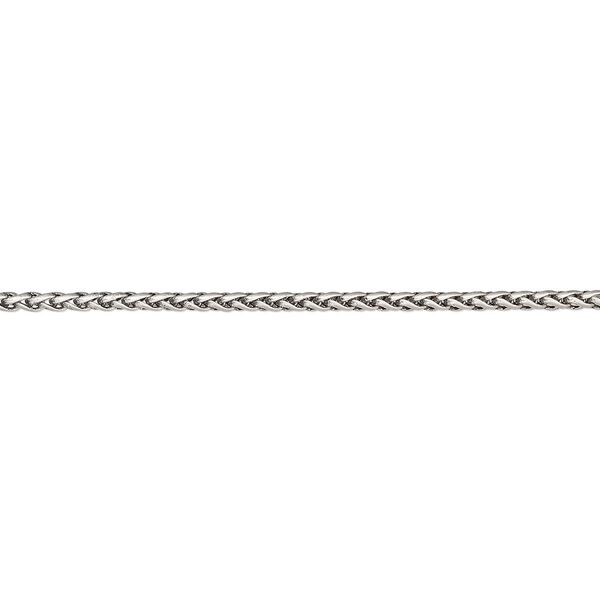 Chain, antique silver-plated brass, 3.2mm ponytail. Sold per 50-foot spool. image number 0