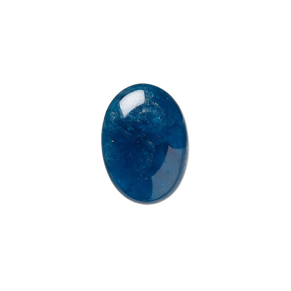 Blue apatite 1pkg1, oval cab natural calibrated 18x13mm image number 0