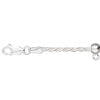 Sterling silver 1pkg1, French rope chain 18 inch / ball / closed loop 2mm / 5mm image number 0
