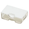 Organizer, Tiny Containers Tray™, Bead Storage Solutions™, plastic, clear and opaque off-white, 13-3/4 x 10-1/2 x 2 inches with (78) 2 x 1-1/8 x 3/4 inch containers. Sold per 82-piece set. image number 2