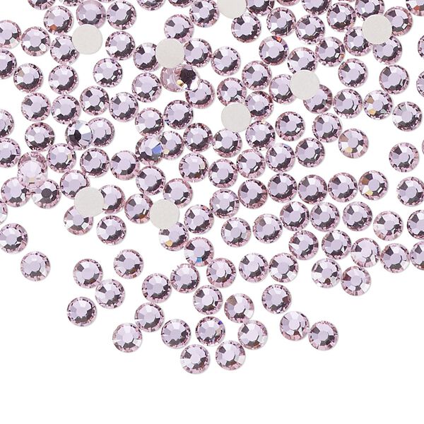 Flat back 1440pk mesmera foil back, Preciosa MAXIMA Czech crystal rhinestone 3-3.2mm chaton rose round SS12 image number 0
