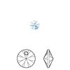 Drop 12pk cool blue, Crystal Passions® Regenerated 6mm pendant mini disk 6428 image number 0
