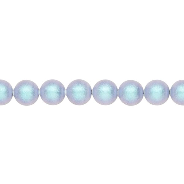 Pearl 500pk iridescent light blue, Swarovski® 6mm round 5810 image number 0