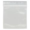 Bag 1pkg100 Tite-Lip™, anti-tarnish plastic, transparent clear, 3-inch top zip. image number 1
