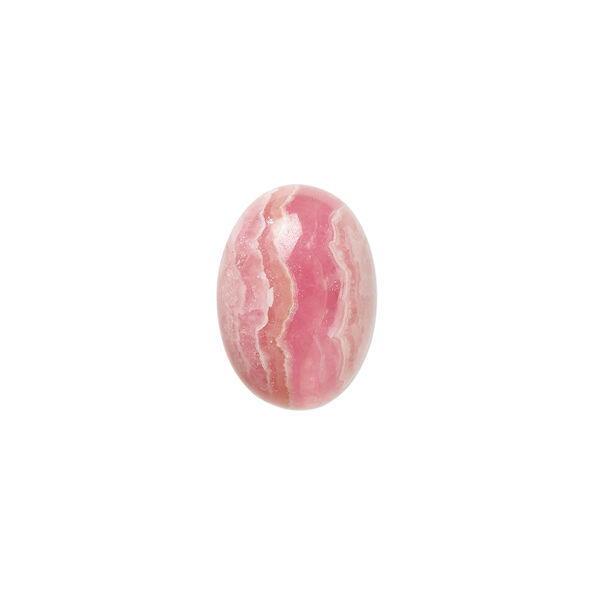Rhodochrosite 1pkg1, calibrated oval cab natural B grade, 14x10mm image number 0