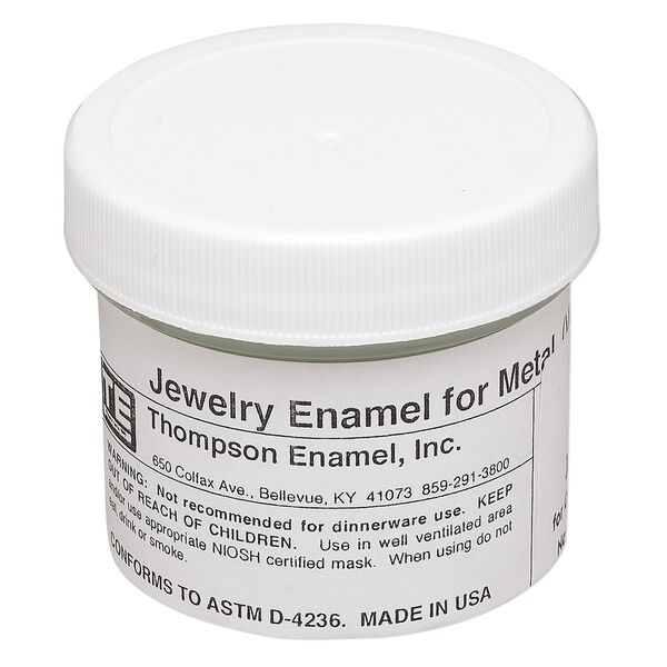 Enamel, Vitrearc©, pkg/2-ounce jar, opaque jungle green, (1360). image number 0