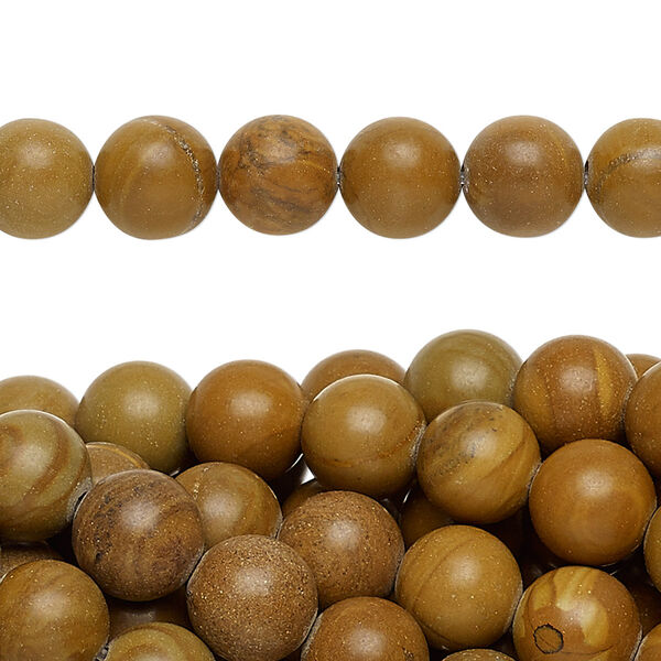 Tigerskin "jasper" 1pkg10, round bead natural C grade, 15.5-16 inch 8mm image number 0