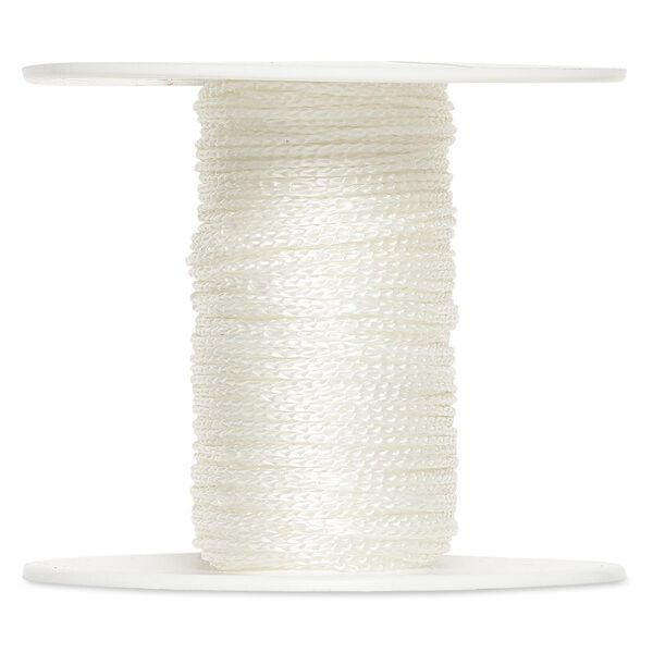 Heddle, Mirrix, plastic, white, single-eye loop. Sold individually. image number 0