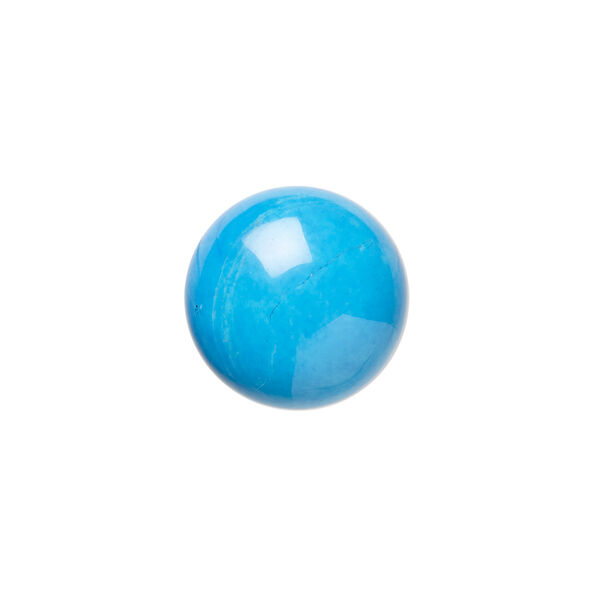 Howlite 1pkg6, calibrated round cab 14mm image number 0