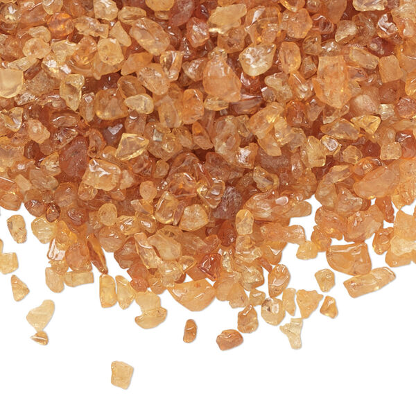 Spessartite garnet 1pkg1, undrilled inlay chip natural 1 oz mini image number 0
