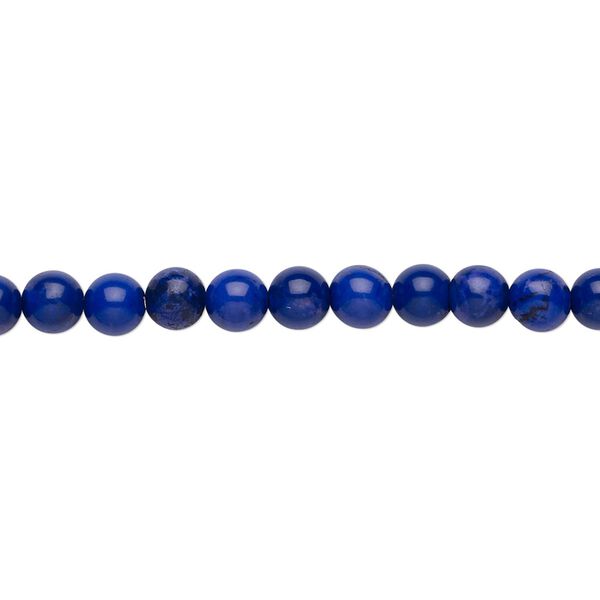 Howlite 1pkg1, round bead 15.5-16 inch 4mm image number 0
