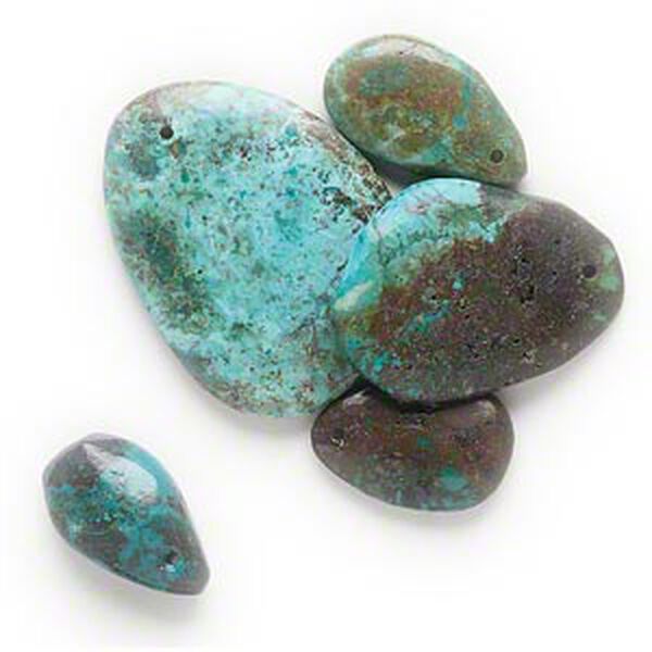 Turquoise 1pkg5, teardrop focal mix 26x15mm-45x33mm image number 0