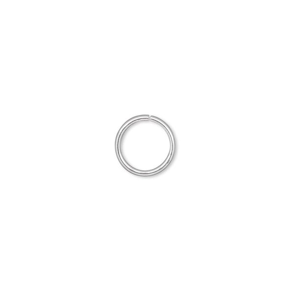 Jump ring, sterling silver-filled, 9mm round, 7.5mm inside diameter, 20 gauge. Sold per pkg of 500. image number 0