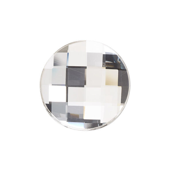 Flat back 36pk crystal foil back, Preciosa MAXIMA Czech crystal rhinestone 20mm chessboard round image number 0