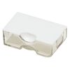 Organizer, Tiny Containers Tray™, Bead Storage Solutions™, plastic, clear and opaque off-white, 13-3/4 x 10-1/2 x 2 inches with (78) 2 x 1-1/8 x 3/4 inch containers. Sold per 82-piece set. image number 2