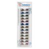 Organizer, Tiny Containers™, Bead Storage Solutions™, plastic, clear and opaque off-white, 2 x 1-1/8 x 3/4 inches. Sold per 13-piece set. image number 2