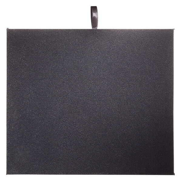 Tray insert, velveteen, black, 7-3/4 x 6-3/4 inch pad. Sold individually. image number 0