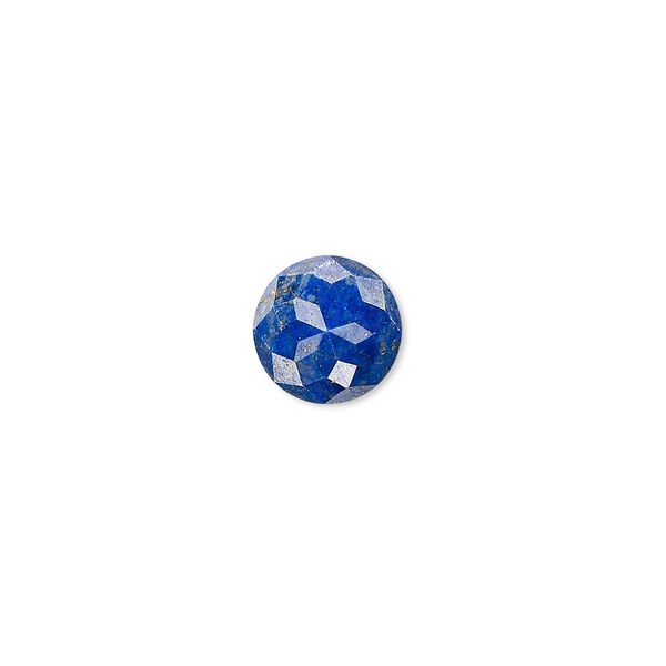 Lapis lazuli 1pkg1, calibrated cube-cut round cab natural 10mm image number 0